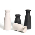 Monolith Vase: Tall Matte Black Nordic Ceramic
