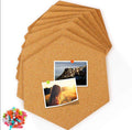 Structural Reset: Hexagon Cork Bulletin Tiles (8-Pack)