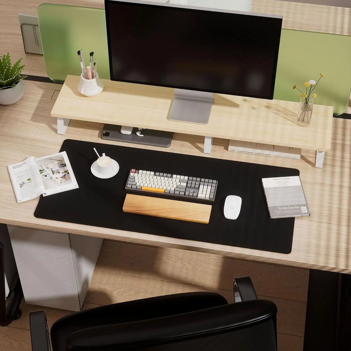 Cork Desk Mat — Dual-Sided Large Mouse Pad & Desk Pad