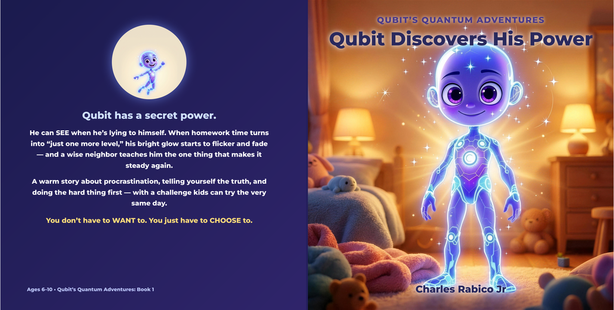Qubit Discovers His Power — Children's Quantum STEM Storybook
