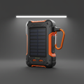 Rugged 20,000mAh Solar Power Bank with Dual USB & LED Torch