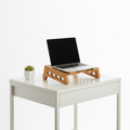 Solid Bamboo Ergonomic Laptop Riser Stand